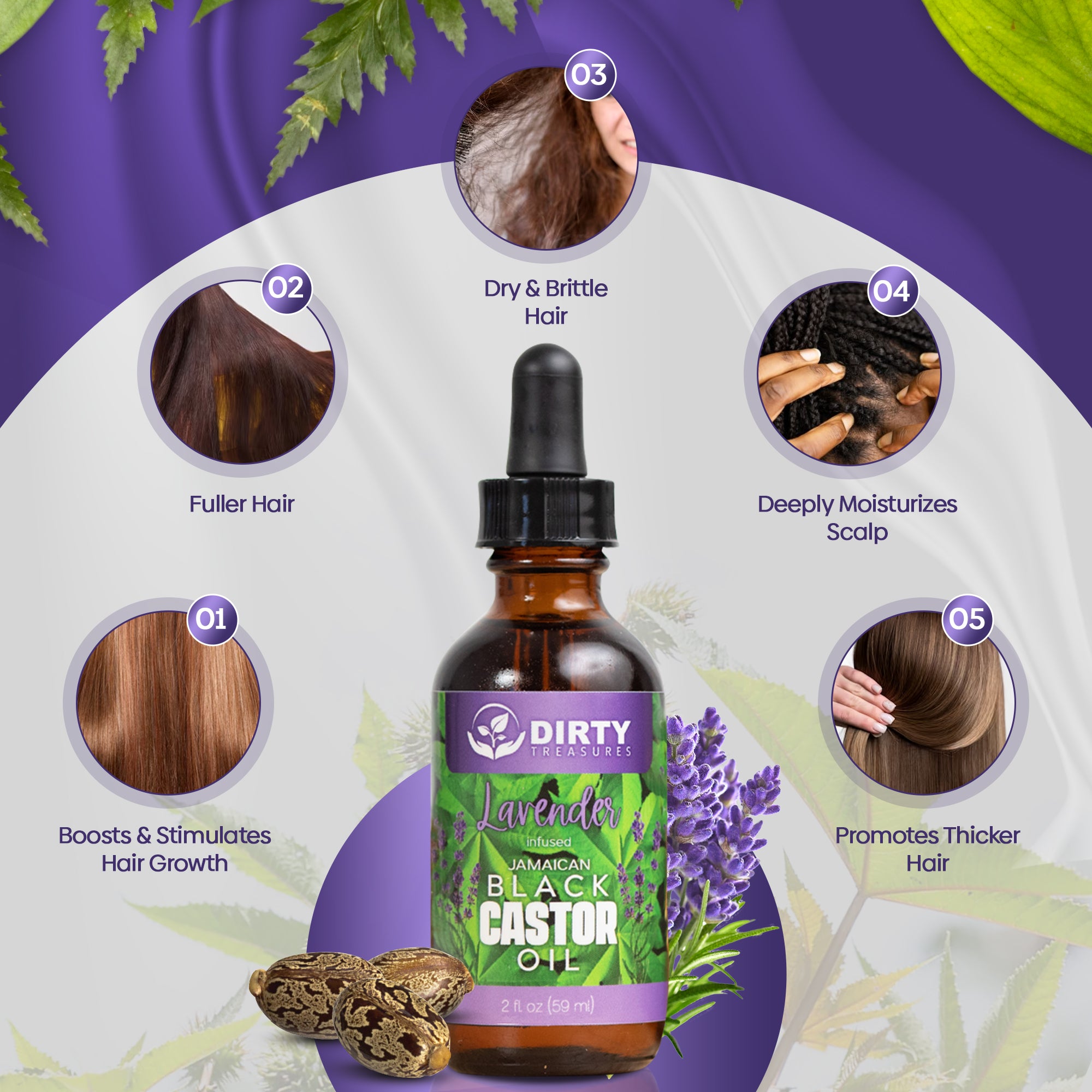 Lavender Jamaican Castor Oil