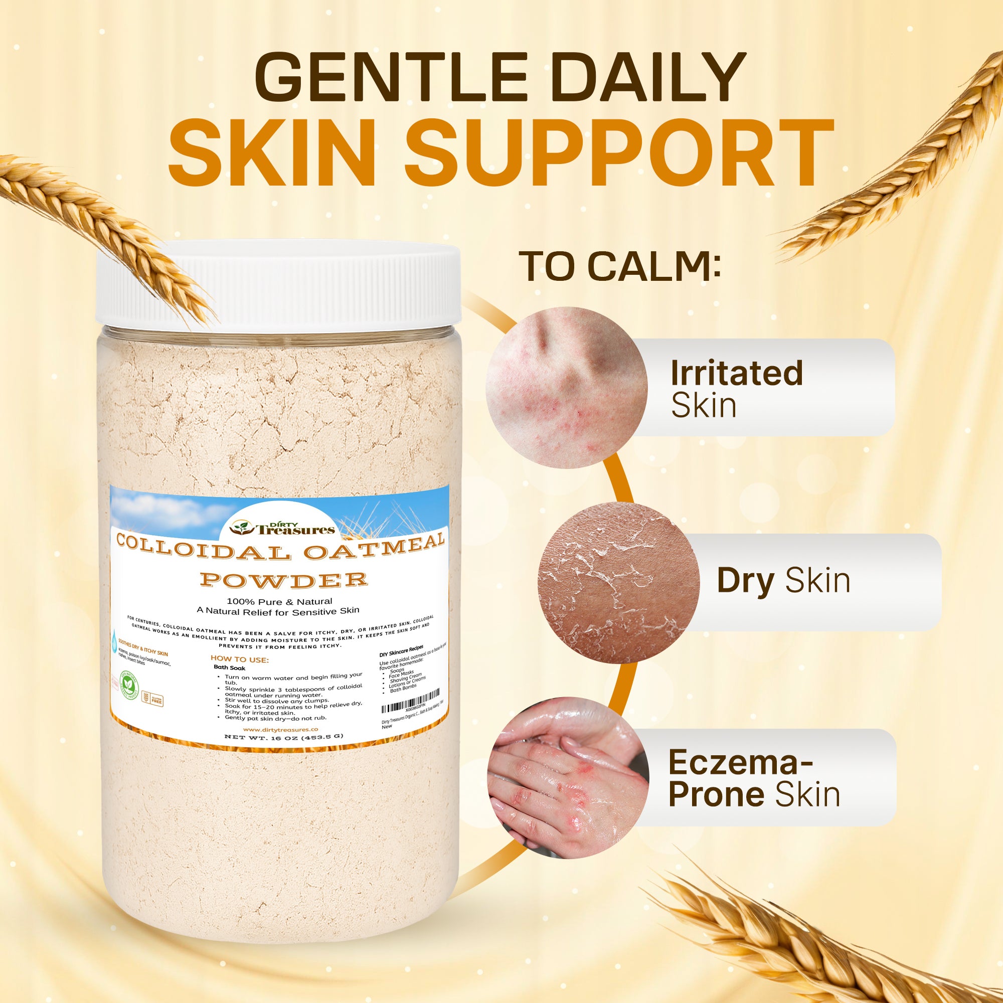 Colloidal Oatmeal - 16oz