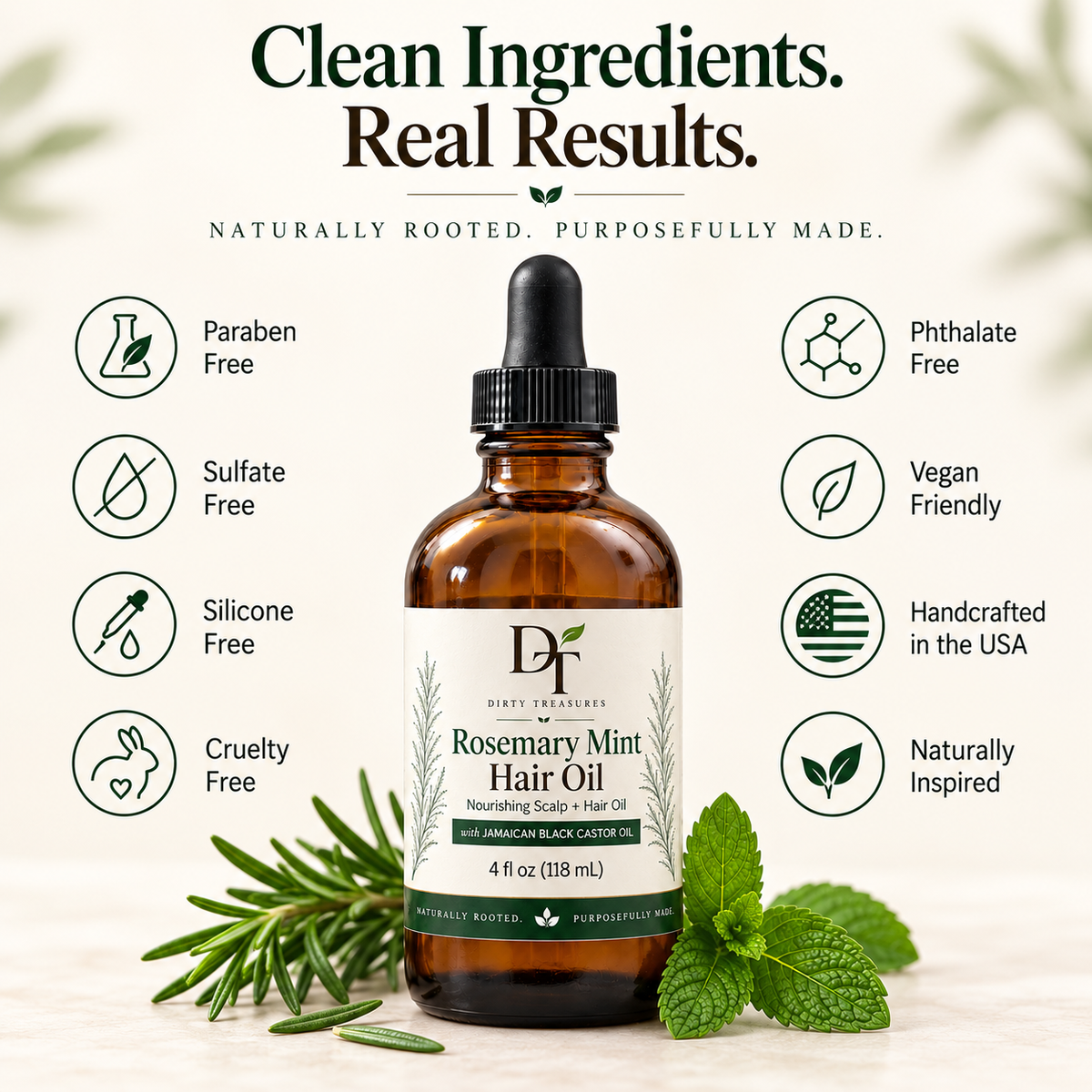 Rosemary Mint Hair Oil