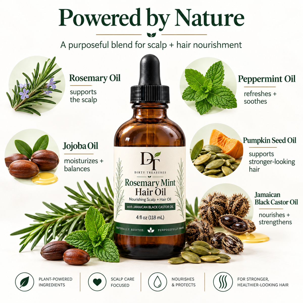 Rosemary Mint Hair Oil
