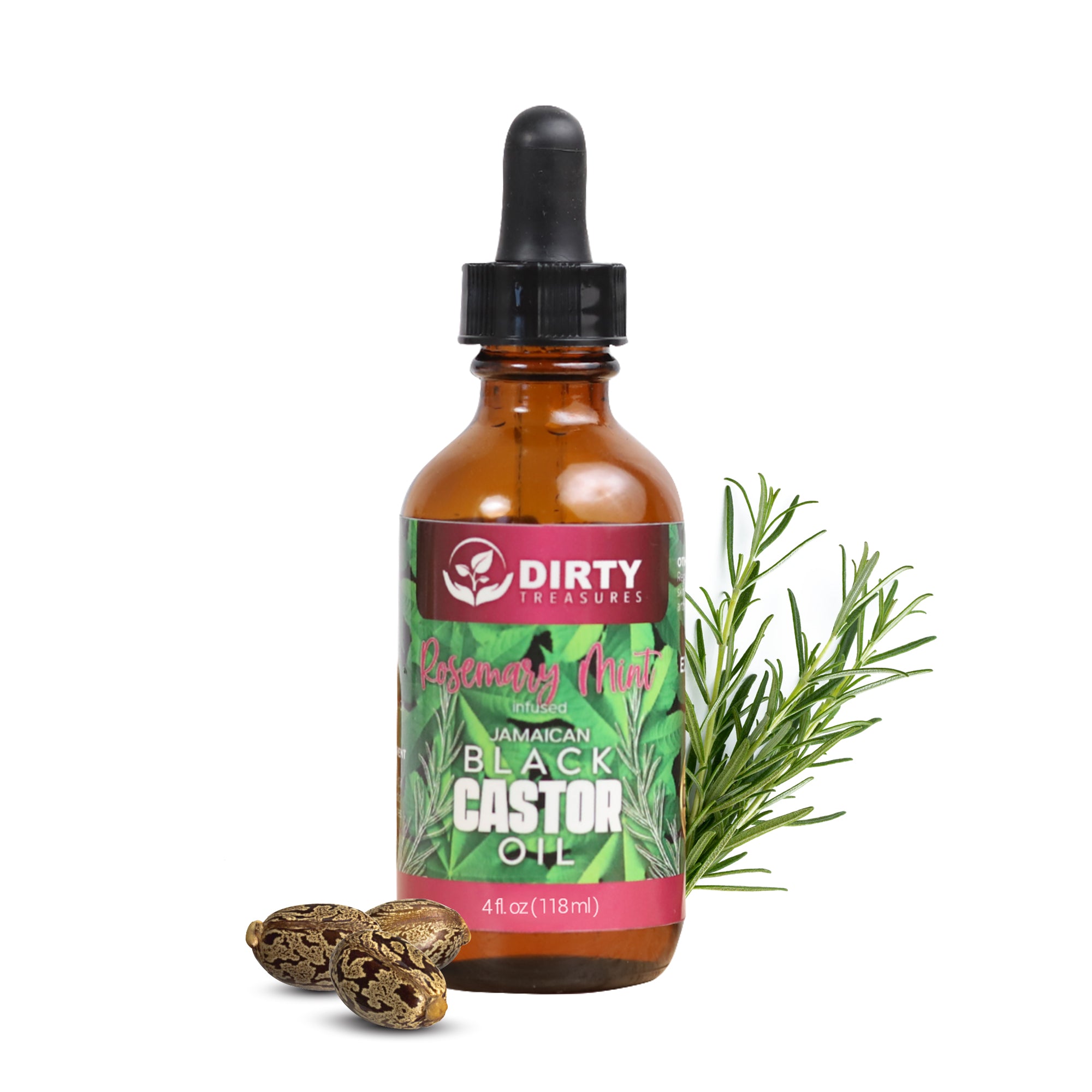 Rosemary Mint Jamaican Black Castor Oil - 4oz