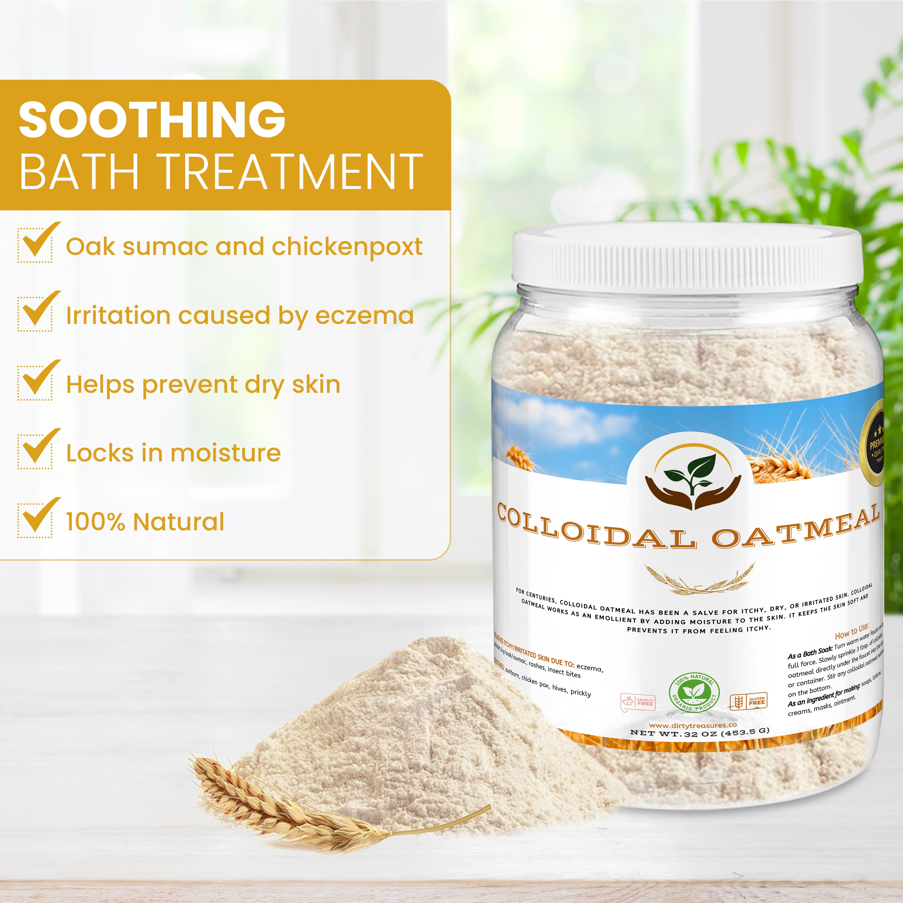 Colloidal Oatmeal - 16oz