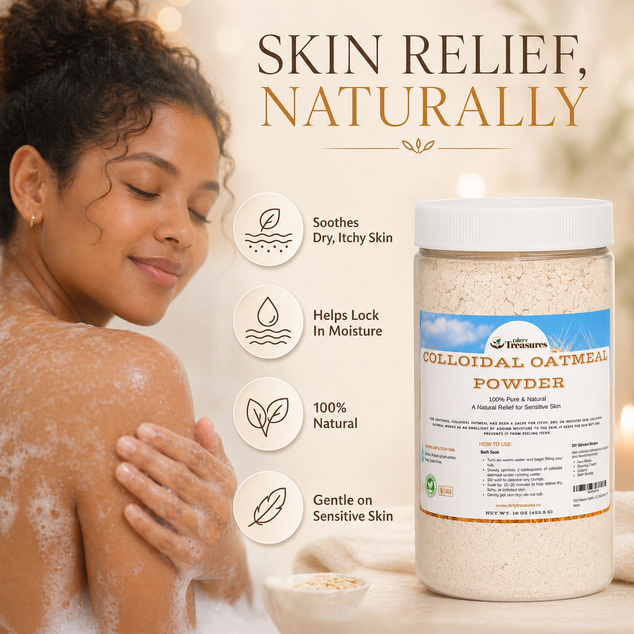 Colloidal Oatmeal - 16oz