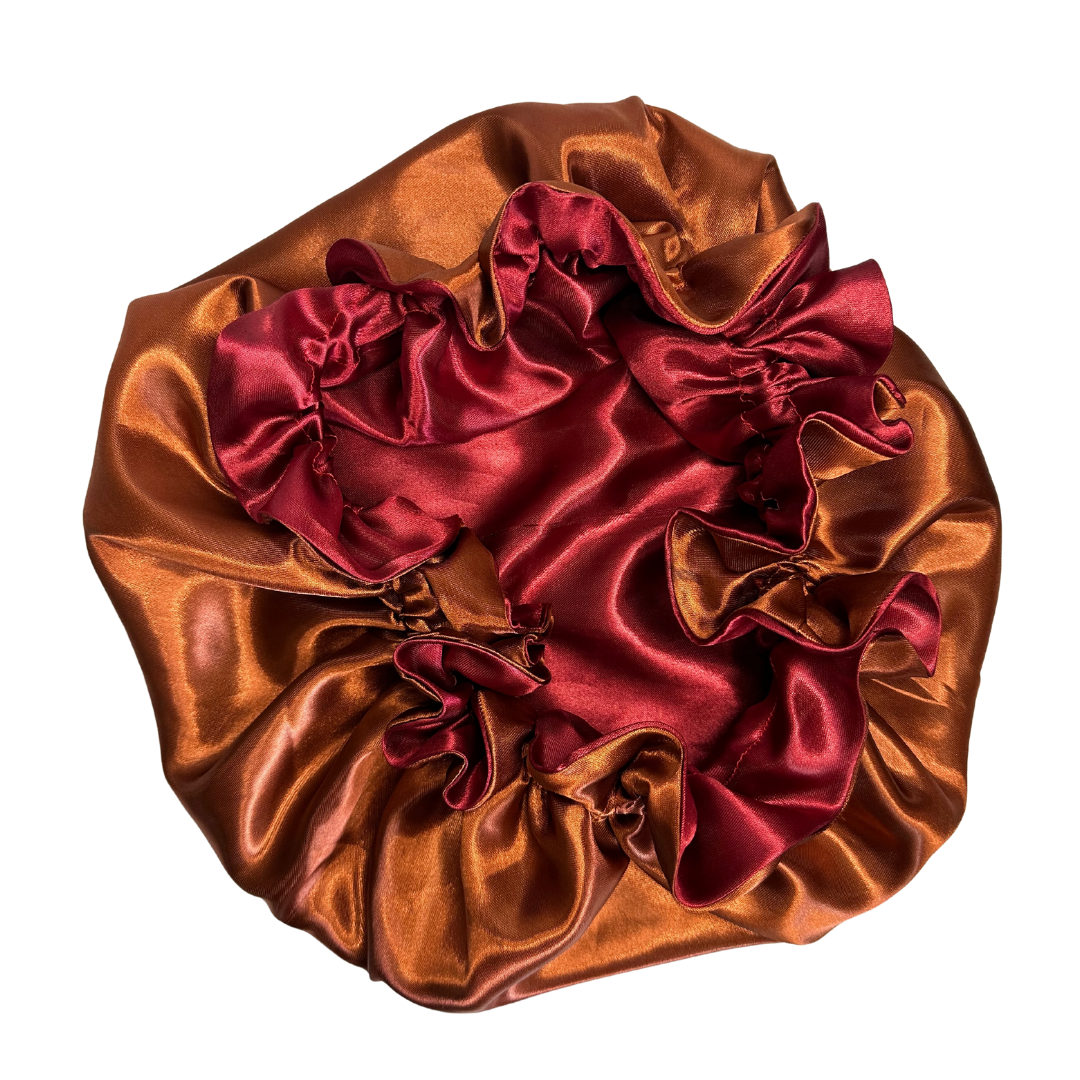 Reversible Satin Bonnet